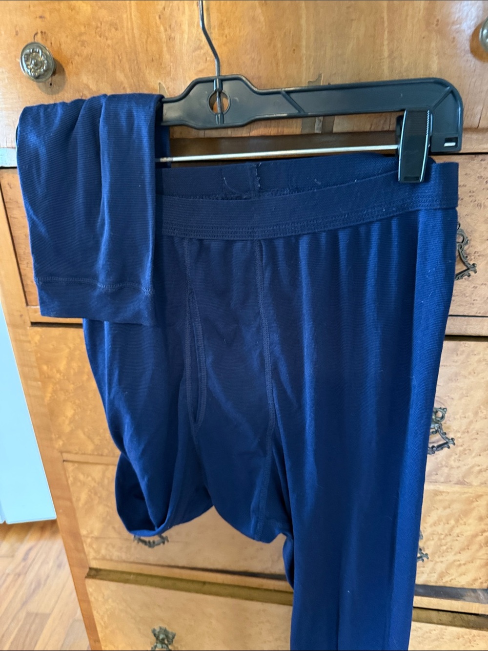 Patagonia Navy Performance Capilene Base Layer Bottoms